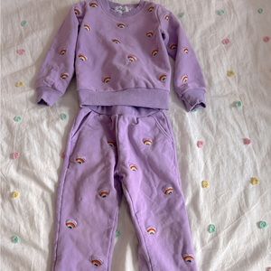 Lola + The Boys Rainbow Sweatsuit